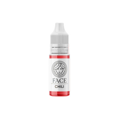 Pigmento PMU FACE Chili rosso caldo intenso per labbra trucco permanente