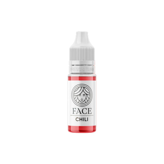 Pigmento PMU FACE Chili rosso caldo intenso per labbra trucco permanente
