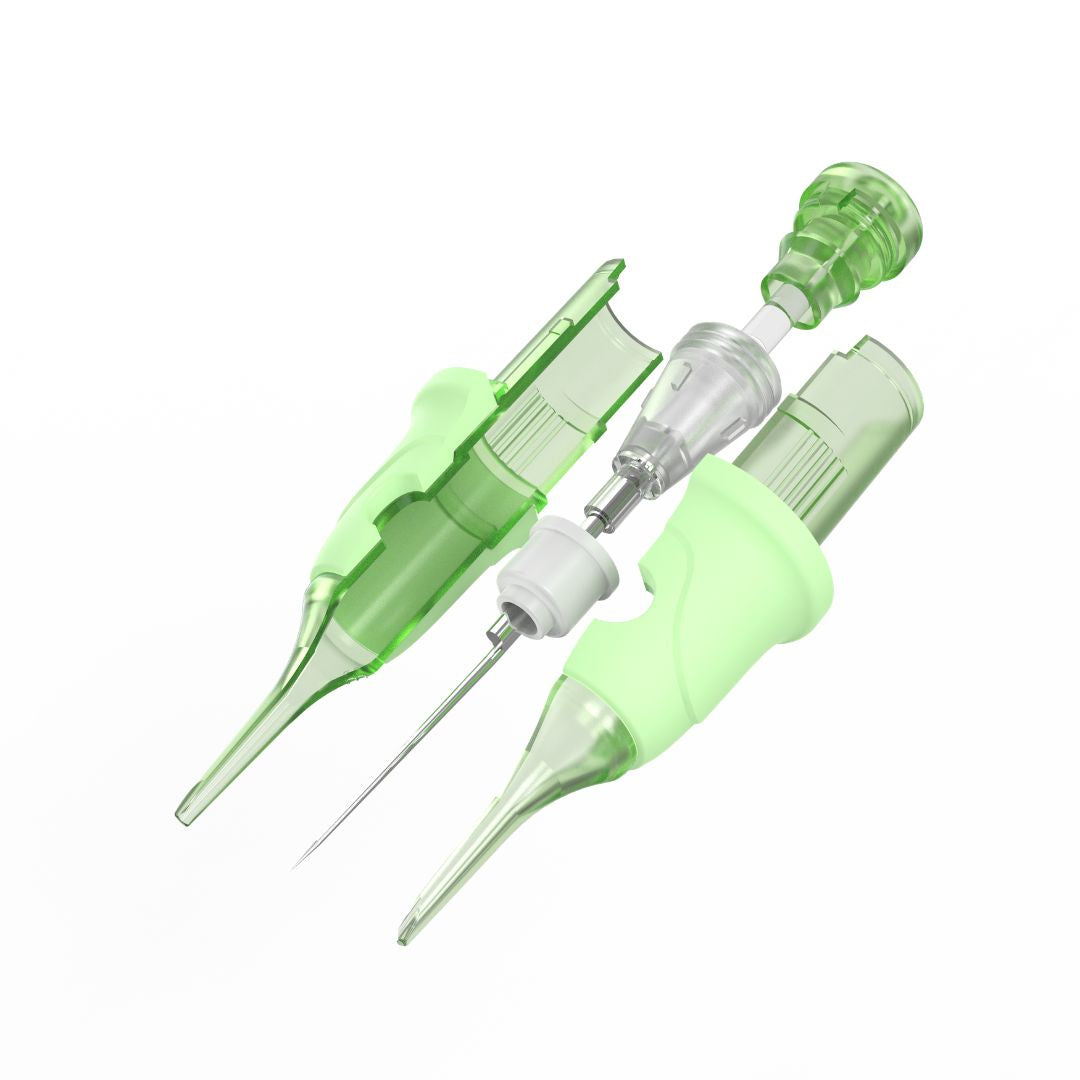 POPU OMNI V2 – PMU-Nadeln 1RLLT und 3RLLT mit ergonomischem Griff (16 Stk.)