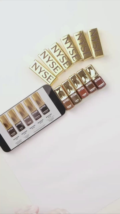 NYSE Gold by Alena Pestova – Set di 12 pigmenti PMU