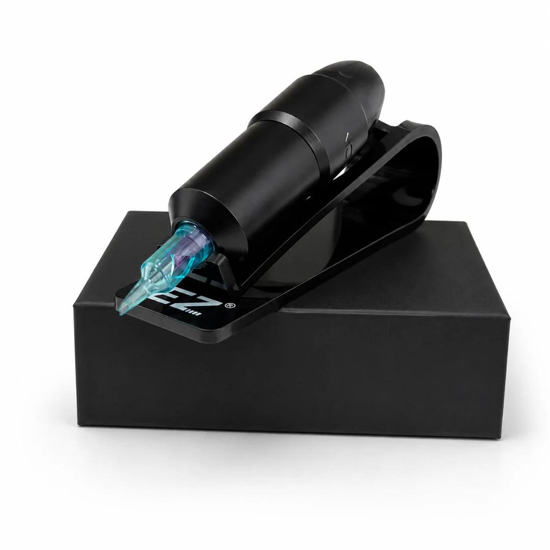 EZ Pen Tray con pen machine dimostrativa per supporto manipolo PMU e tattoo professionale