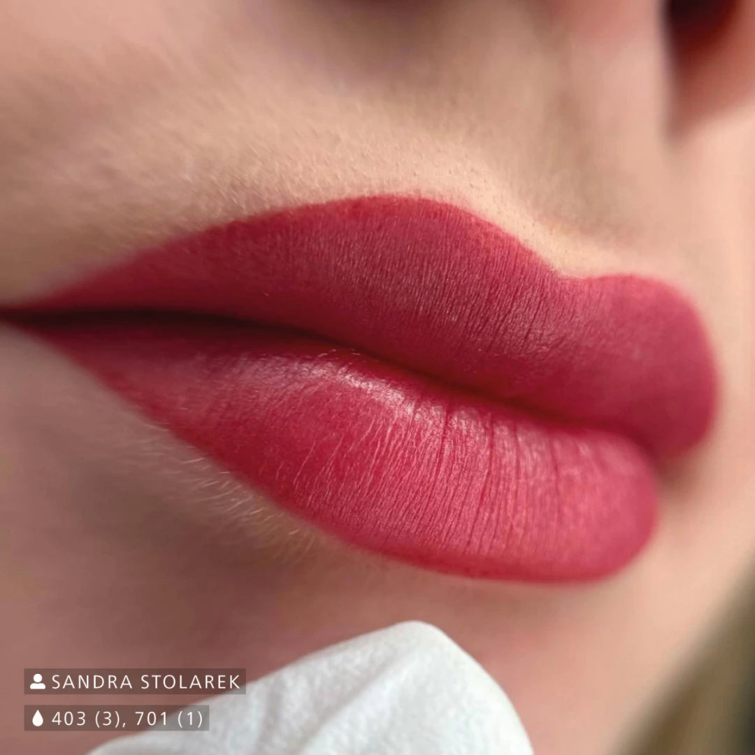 Swiss Color 701 Wild Rose – hybrides PMU-Lippenpigment in kühlem Rosa