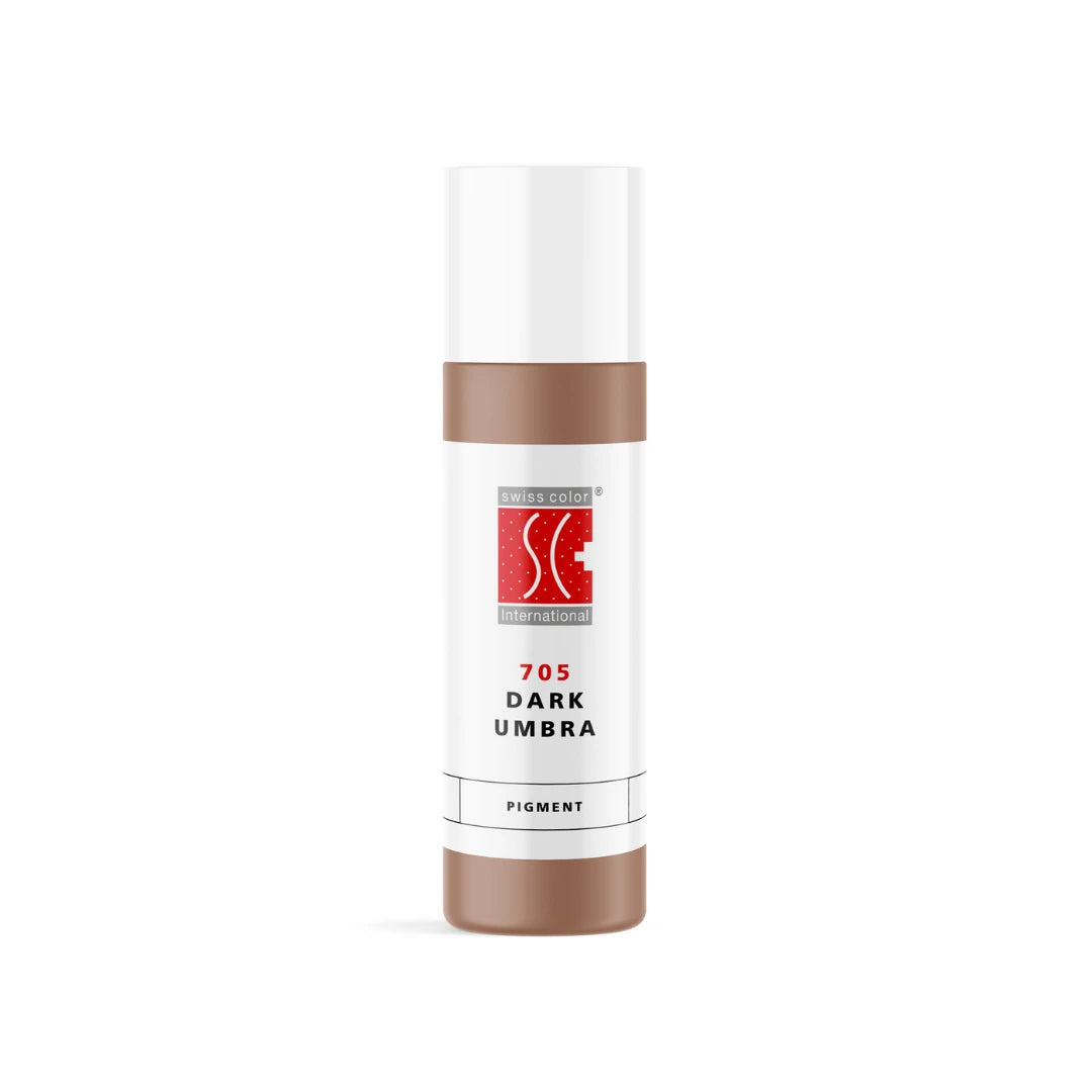 Swiss Color 705 Dark Umbra - PMU-Pigment für Lippen, Areola, Camouflage, anorganisch, Altrosa