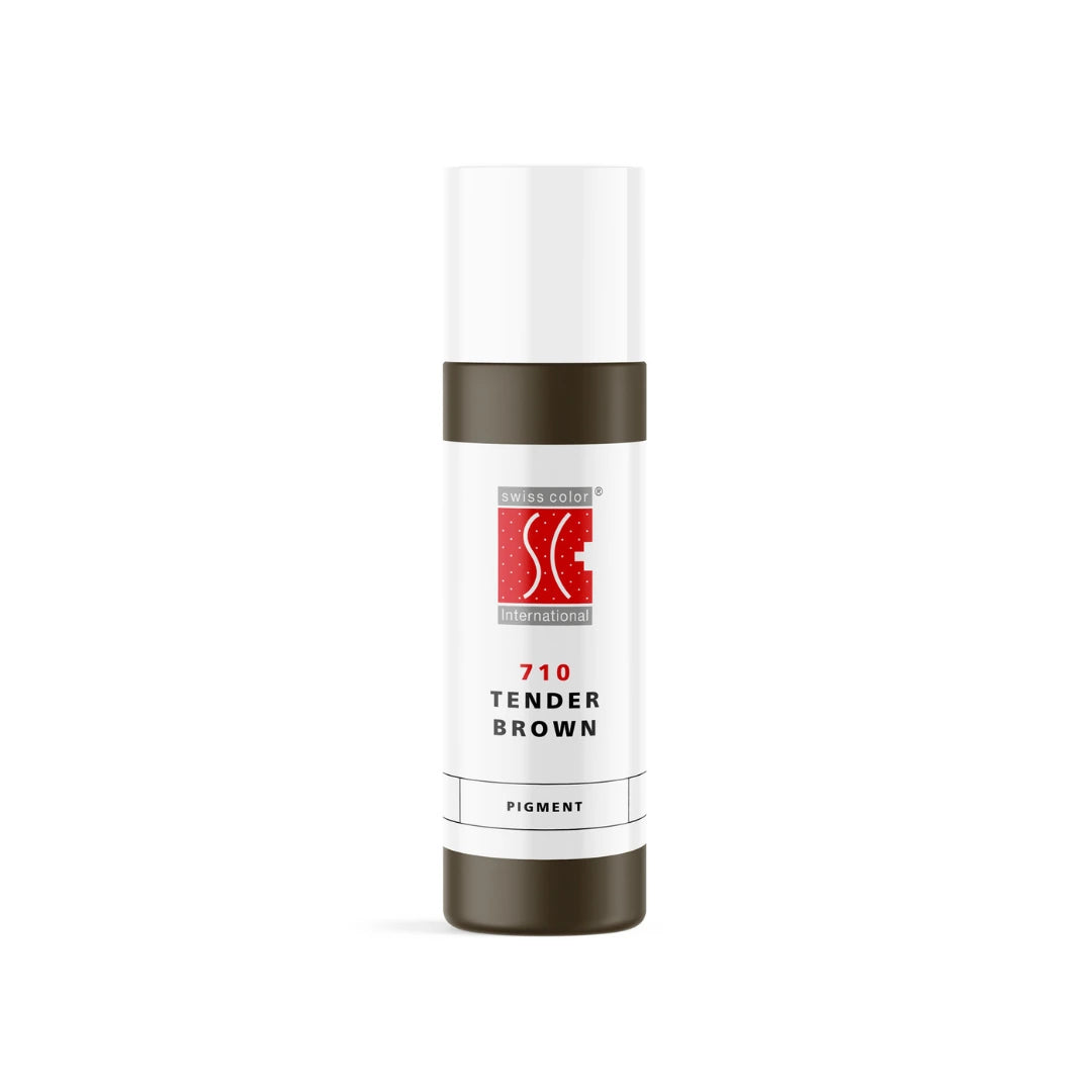 Swiss Color 710 Tender Brown: flacone del pigmento PMU