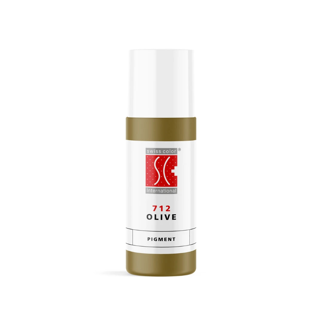 Swiss Color 712 Olive – Anorganisches PMU-Korrekturpigment für rotorange Verfärbungen
