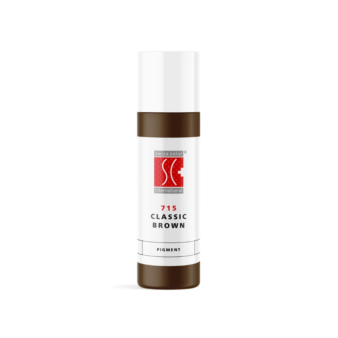 Swiss Color 715 Classic Brown: flacone del pigmento PMU