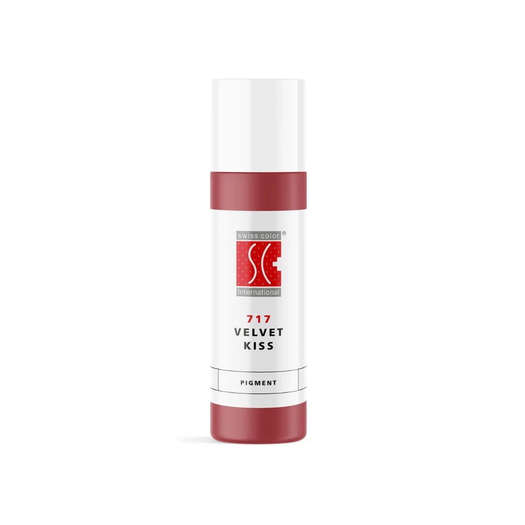 Swiss Color 717 Velvet Kiss - Hybrides PMU-Pigment für Lippen und Areola, warmes Rosenholz