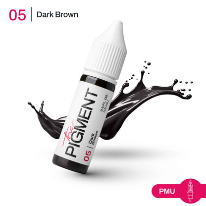The Pigment 05 Dark Brown – Pigmento Sopracciglia PMU 15 ml