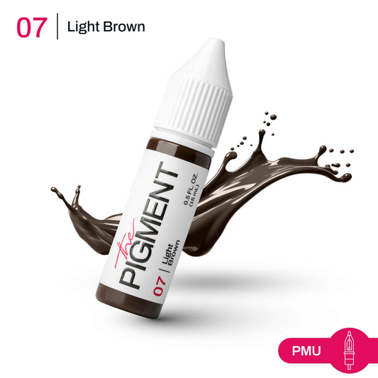 The Pigment 07 Light Brown – Pigmento Sopracciglia PMU 15 ml