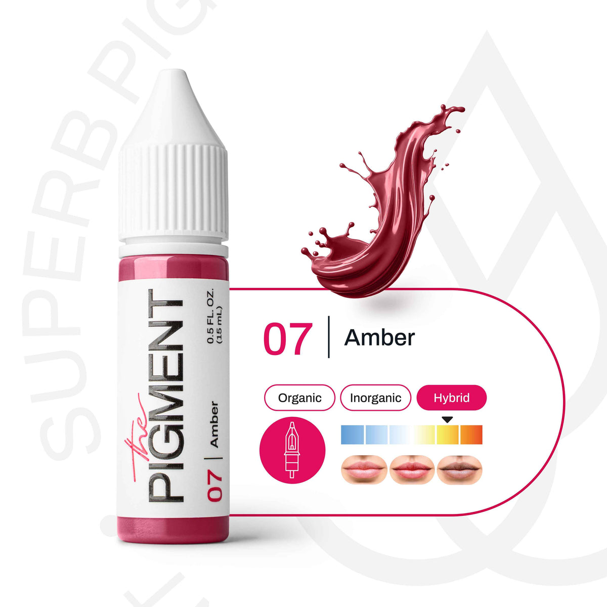 The Pigment 07 Amber – Pigmento Labbra PMU 15 ml