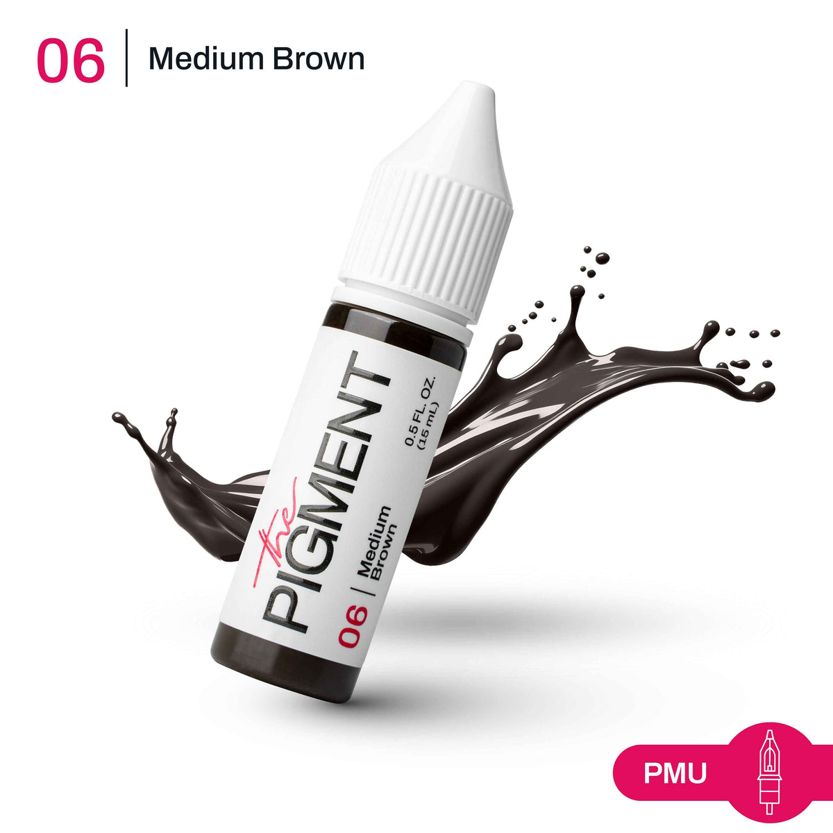 The Pigment 06 Medium Brown – Pigmento Sopracciglia PMU 15 ml