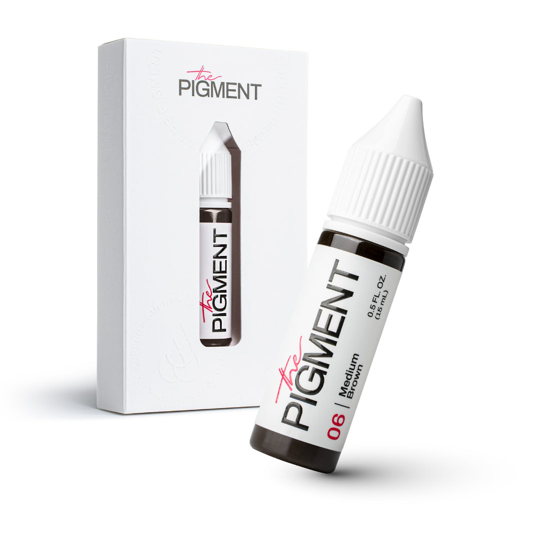 The Pigment 06 Medium Brown – PMU-Augenbrauenpigment Mittelbraun