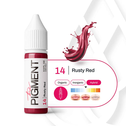 The Pigment Rusty Red 14 – Pigmento PMU Labbra 15 ml