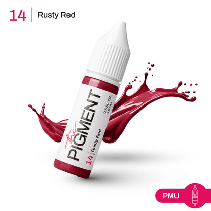 The Pigment Rusty Red 14 – Pigmento PMU Labbra 15 ml