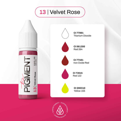 The Pigment Velvet Rose 13 – Pigmento PMU Labbra 15 ml