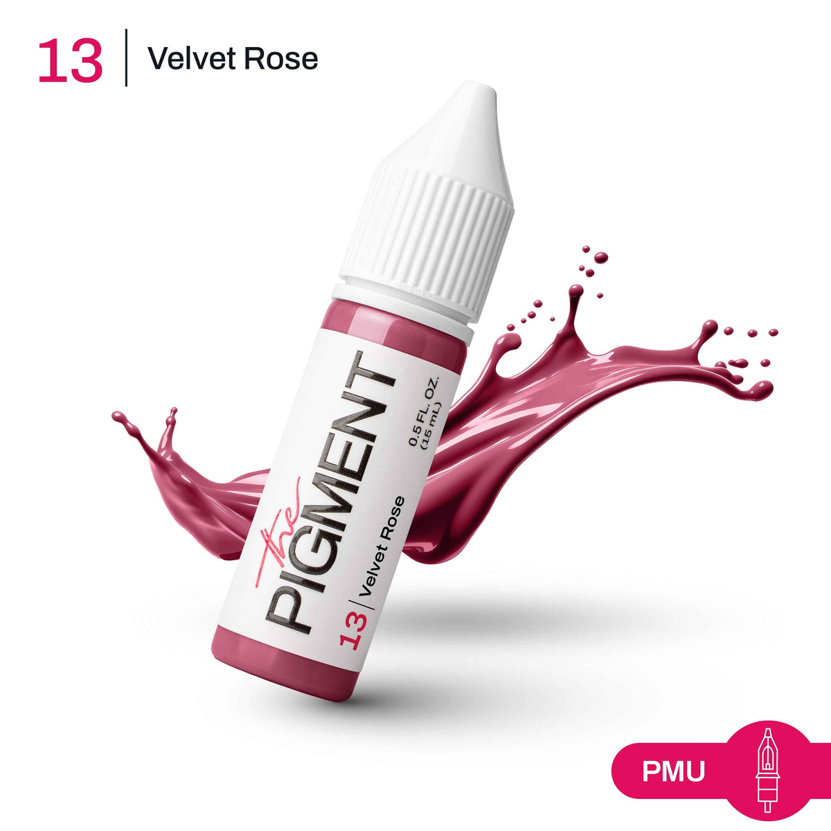 The Pigment Velvet Rose 13 – PMU-Lippenpigment samtiges Rosa