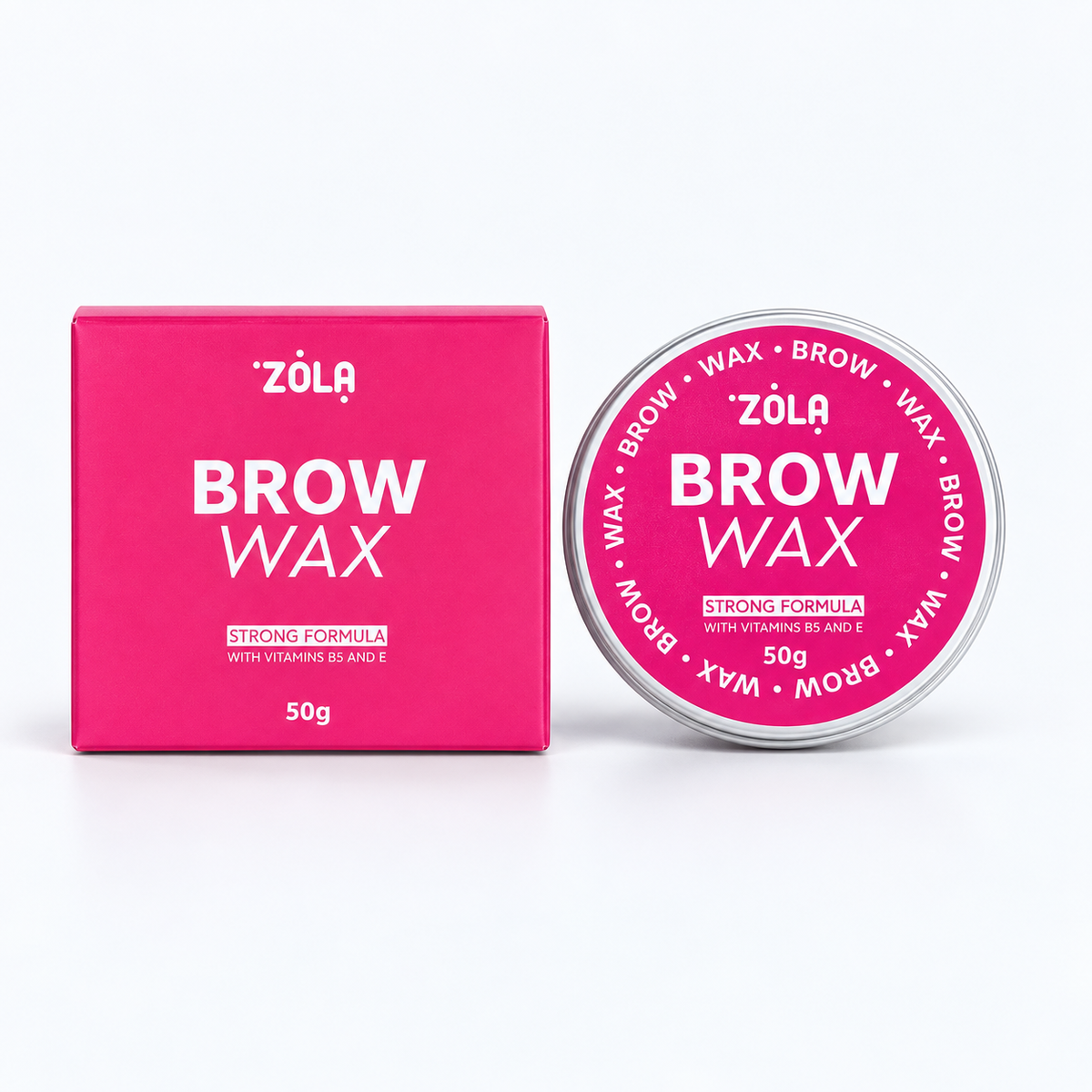 ZOLA Brow Wax 50 g – Cera styling sopracciglia, immagine studio su fondo chiaro