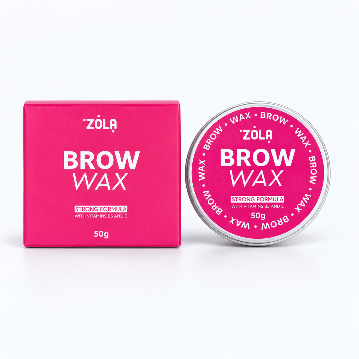 ZOLA Brow Wax 50 g – Cera styling sopracciglia, immagine studio su fondo chiaro