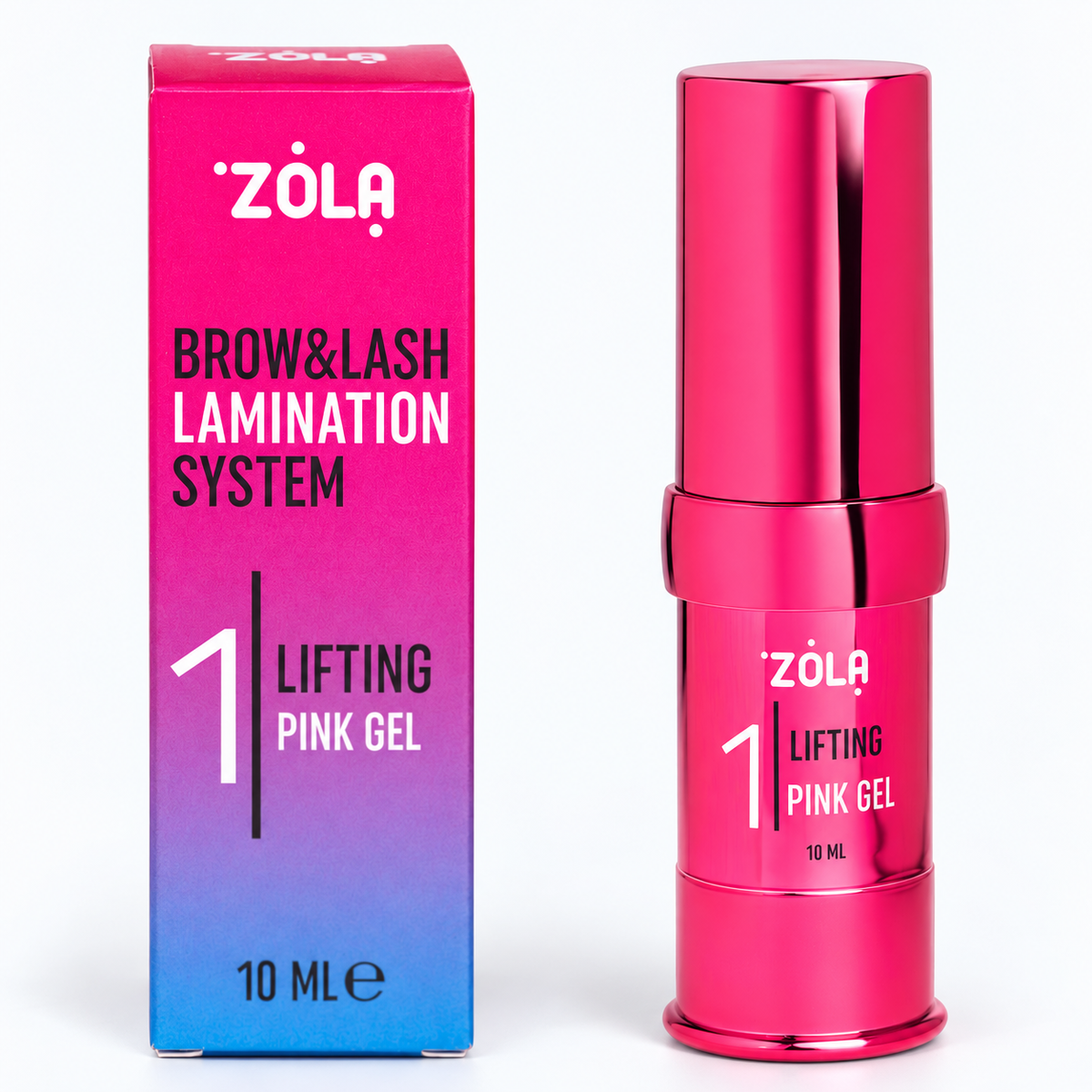 ZOLA Color Lab Lifting Pink Gel 01 – Laminazione, immagine studio su fondo chiaro