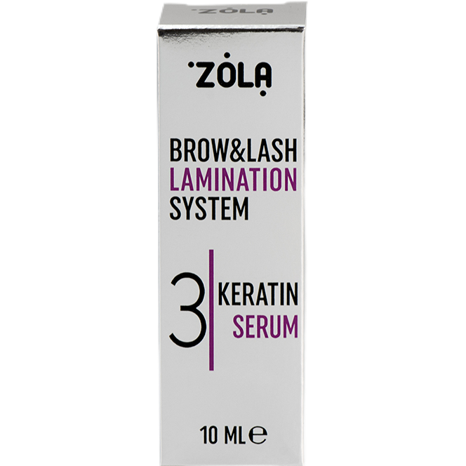 ZOLA Keratin Serum 03, Laminazione classica ciglia e sopracciglia