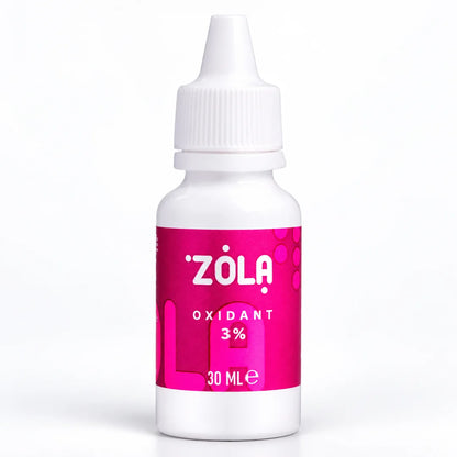 ZOLA Oxidant 3% 30 ml, flacone su fondo chiaro