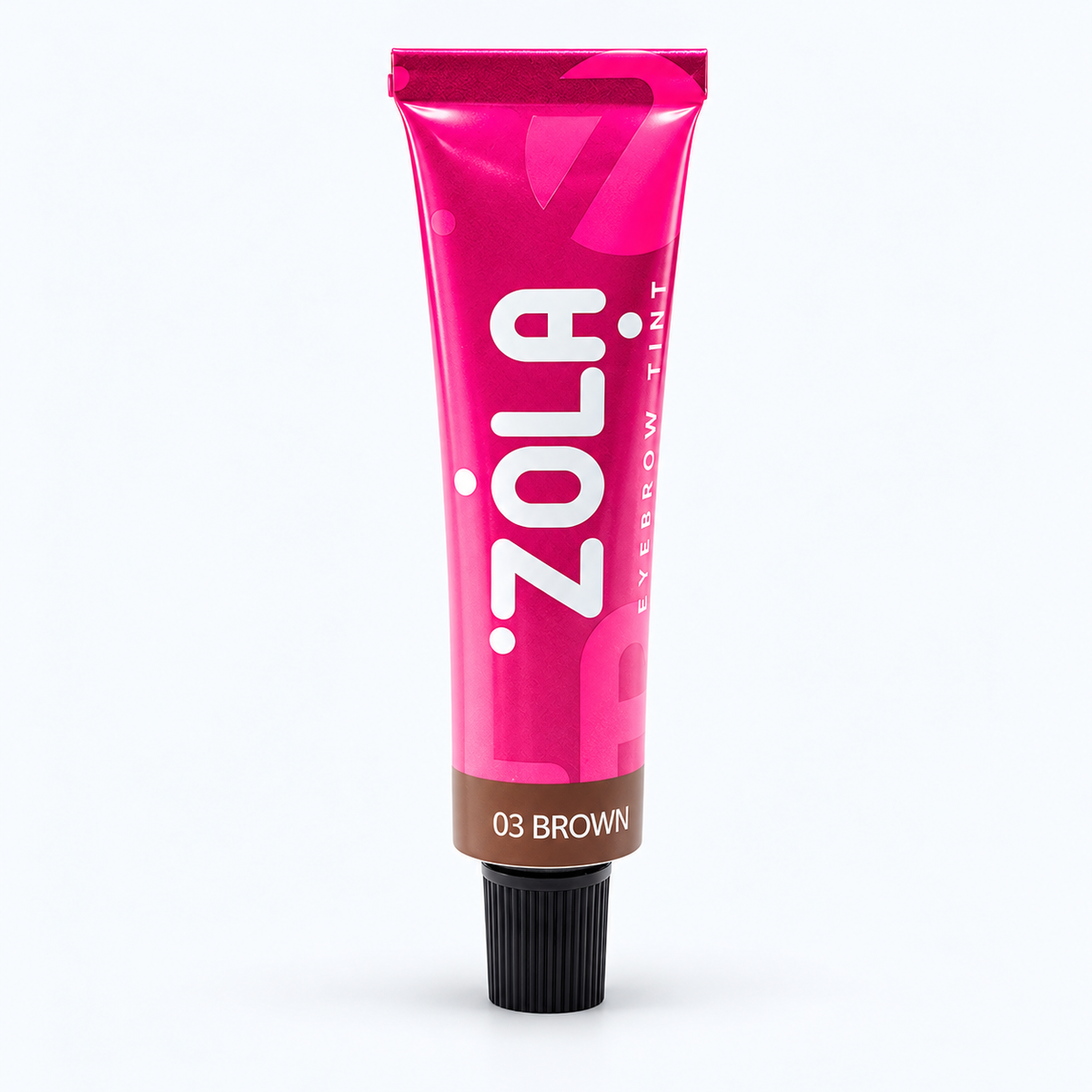ZOLA Tinta sopracciglia 03 Brown 15 ml – Collagen, immagine studio su fondo chiaro