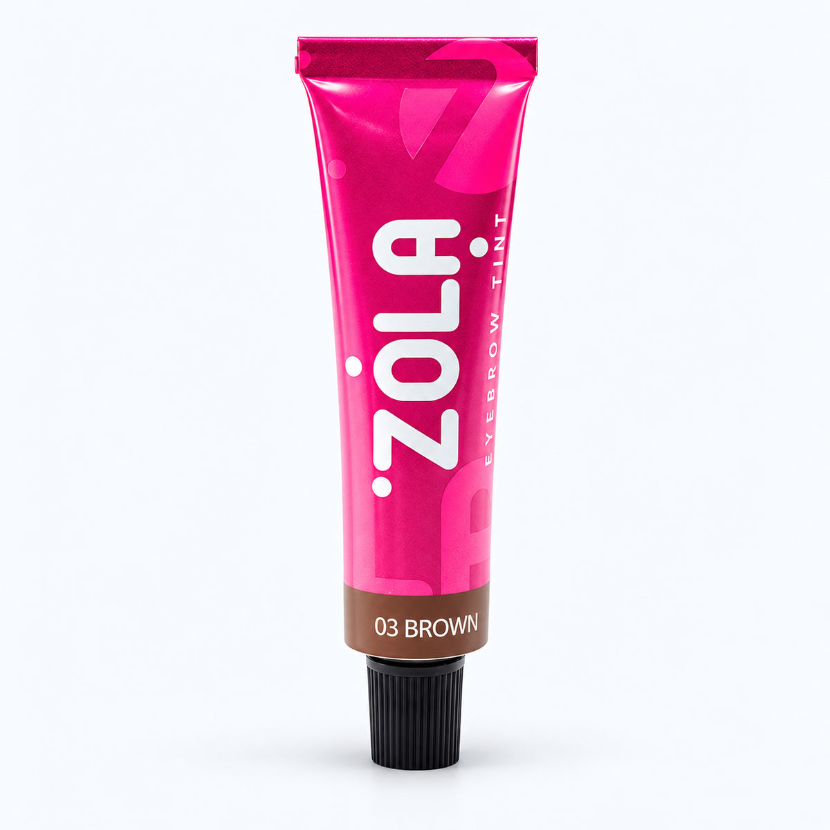 ZOLA Tinta sopracciglia 03 Brown 15 ml – Collagen, immagine studio su fondo chiaro