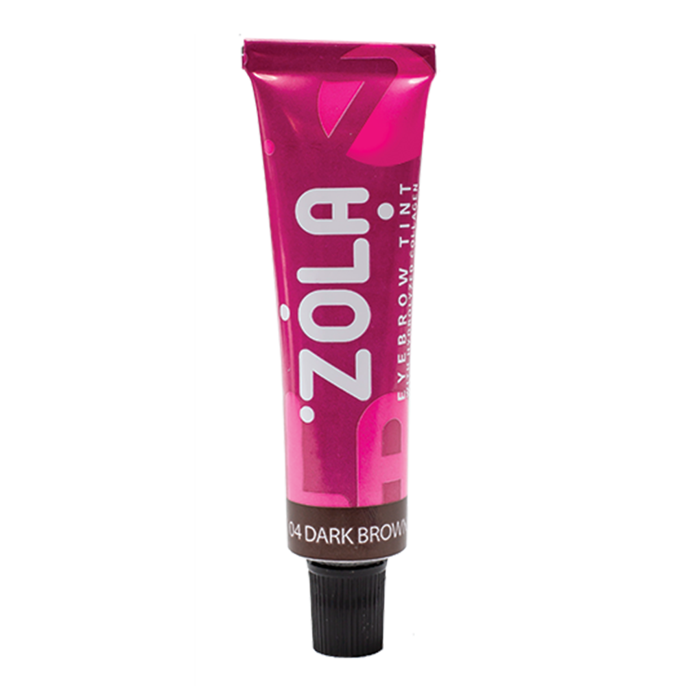 ZOLA Tinta sopracciglia 04 Dark Brown 15 ml, Collagen