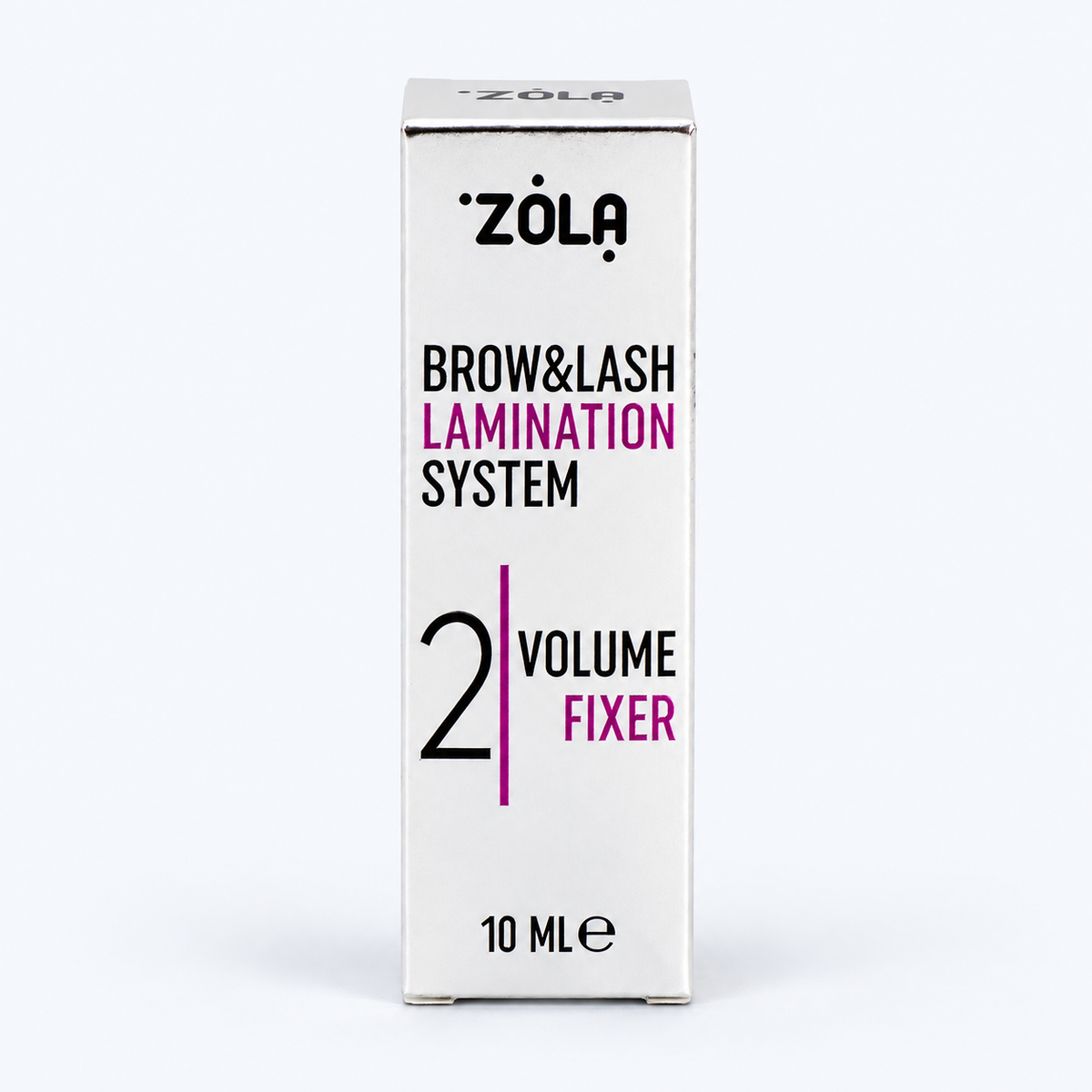 ZOLA Volume Fixer 02 – Laminazione classica ciglia e sopracciglia, immagine studio su fondo chiaro