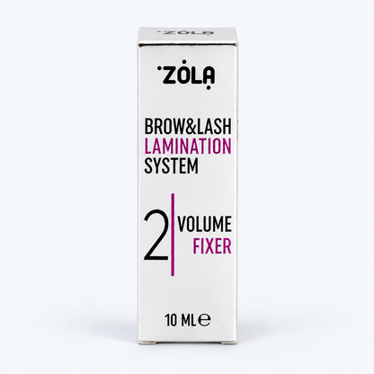 ZOLA Volume Fixer 02 – Laminazione classica ciglia e sopracciglia, immagine studio su fondo chiaro