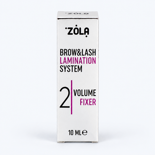 ZOLA Volume Fixer 02 – Laminazione classica ciglia e sopracciglia, immagine studio su fondo chiaro